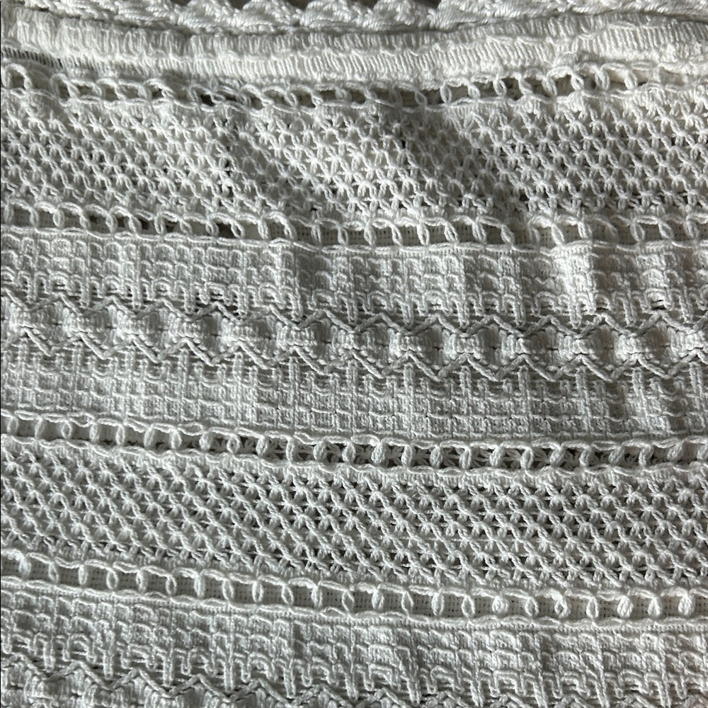 Aerie Ivory Crochet Lace Top - Picture 6 of 9